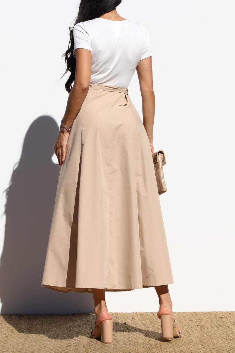 DD6997, POCKET WOVEN LONG DRESS