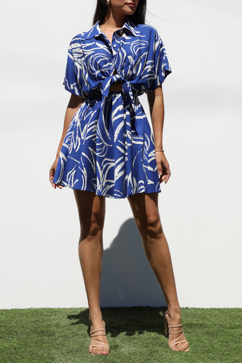 DD7310, BUTTON DOWN WOVEN MINI DRESS