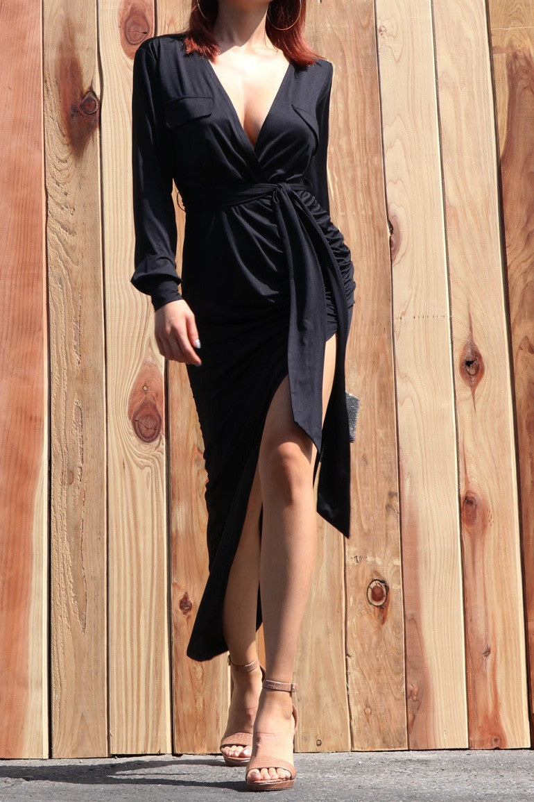 DD3389, VENETIAN LONG SLEEVES MAXI DRESS