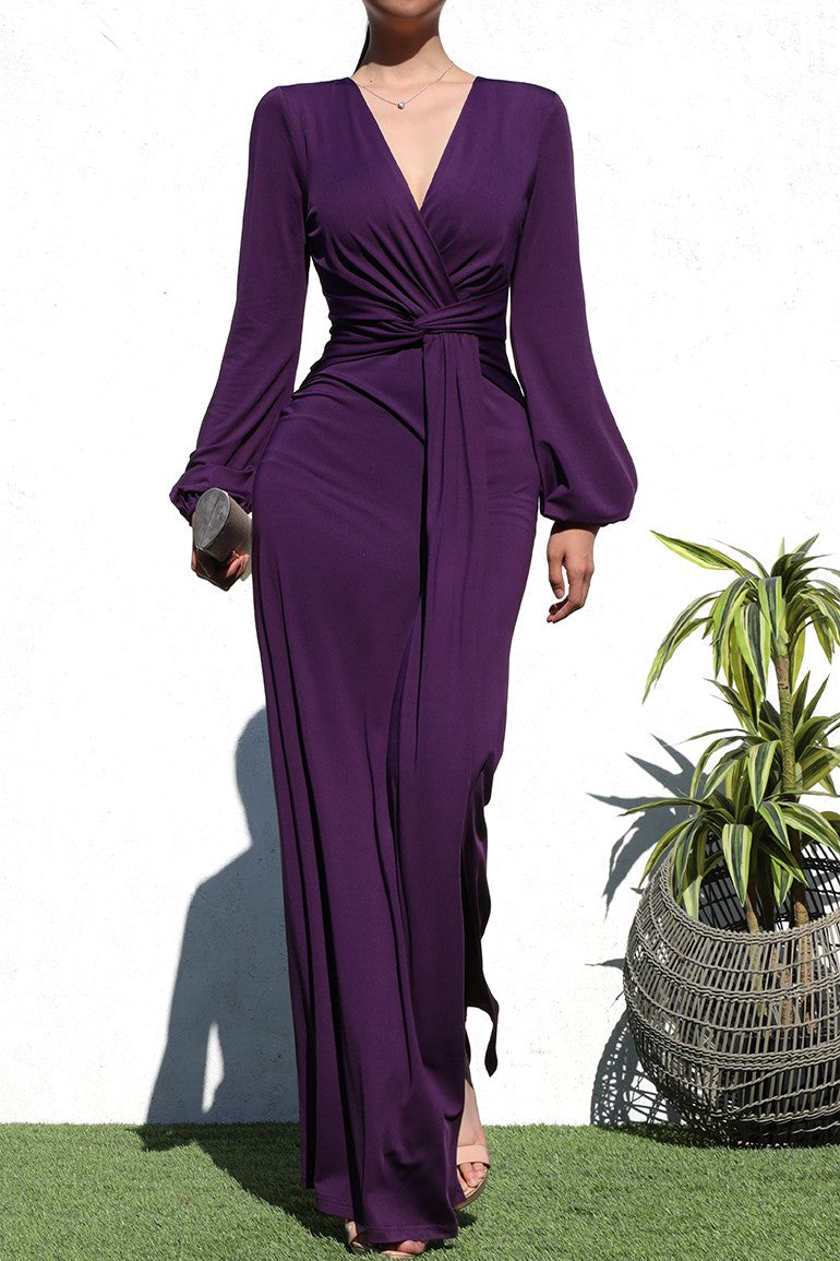 DD4164, KNOT VENETIAN MAXI DRESS