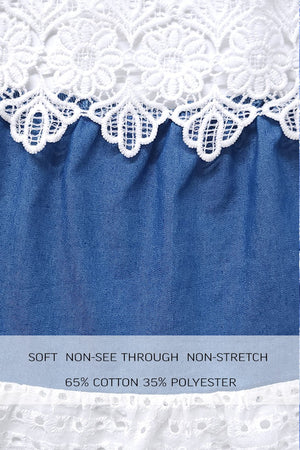 DD7878, MULTI EYELET LACE TUBE MIDI DRESS