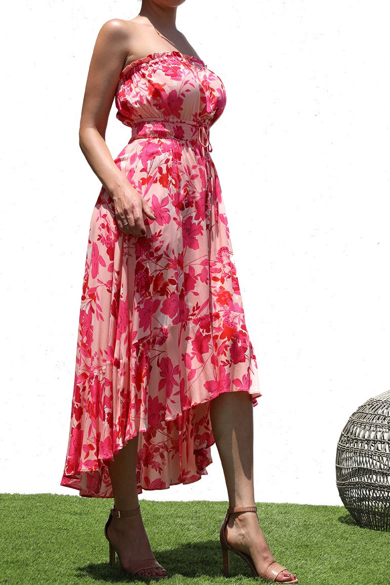 DD4196, PRINTED WOVEN DRESS