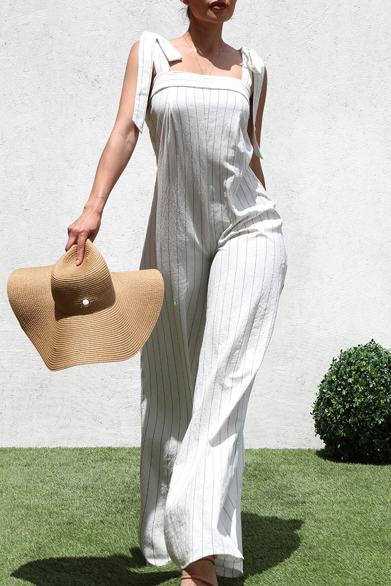 DD6350, LOOSE FIT WOVEN JUMPSUIT