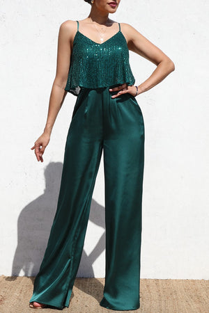 DD6519, SEQUIN JUMPSUIT