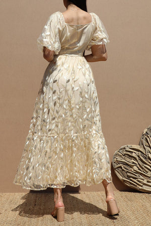DD6525, SEQUINS MESH LONG DRESS