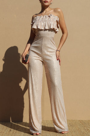 DD4034, SEQUIN JUMPSUIT