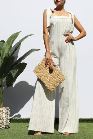 DD6350, LOOSE FIT WOVEN JUMPSUIT