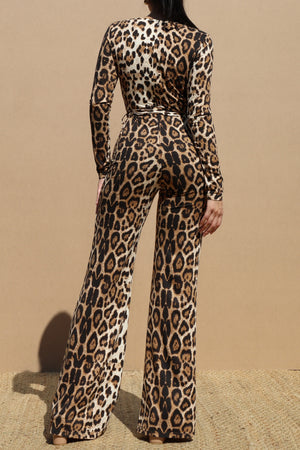 DD6674, LEOPARD KNIT JUMPSUIT