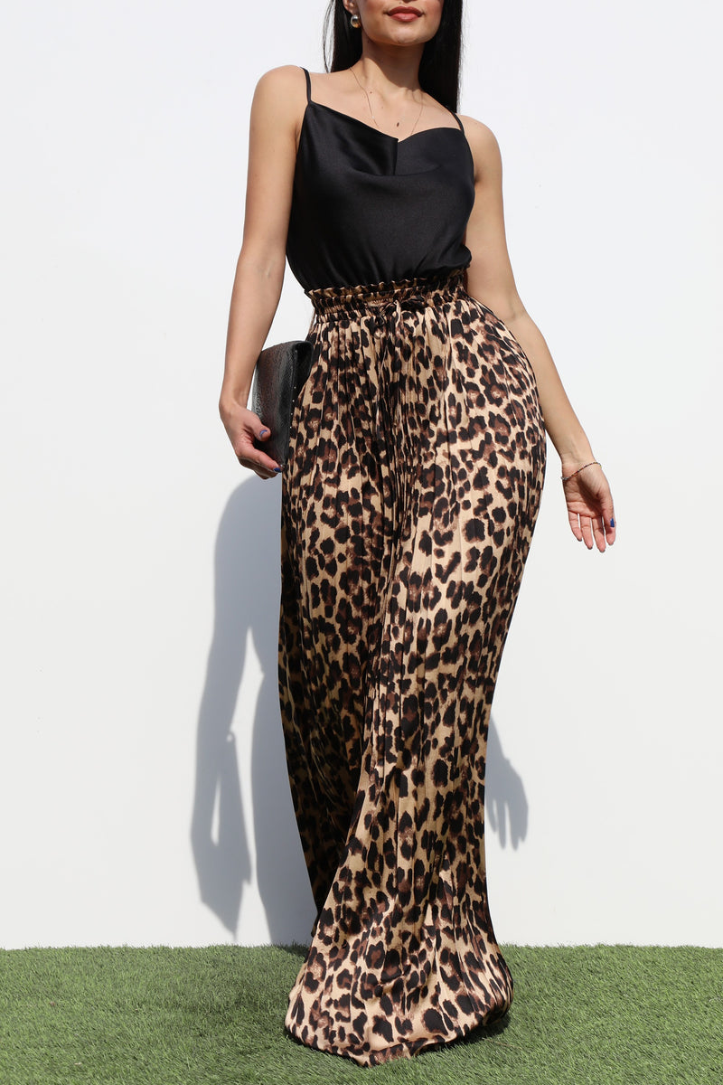 DD6528, PLEATED COW NECK SATIN MAXI DRESS