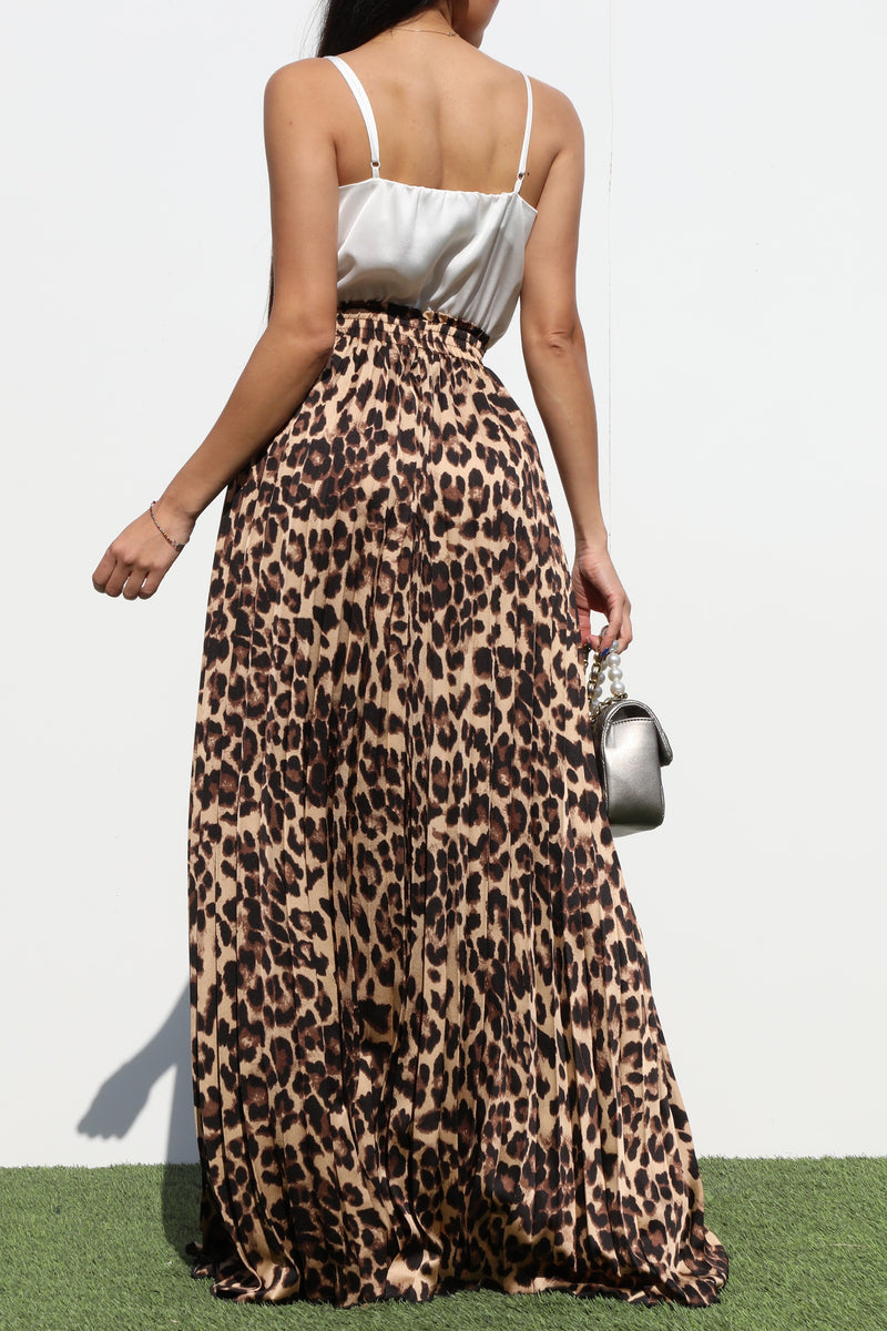 DD6528, PLEATED COW NECK SATIN MAXI DRESS