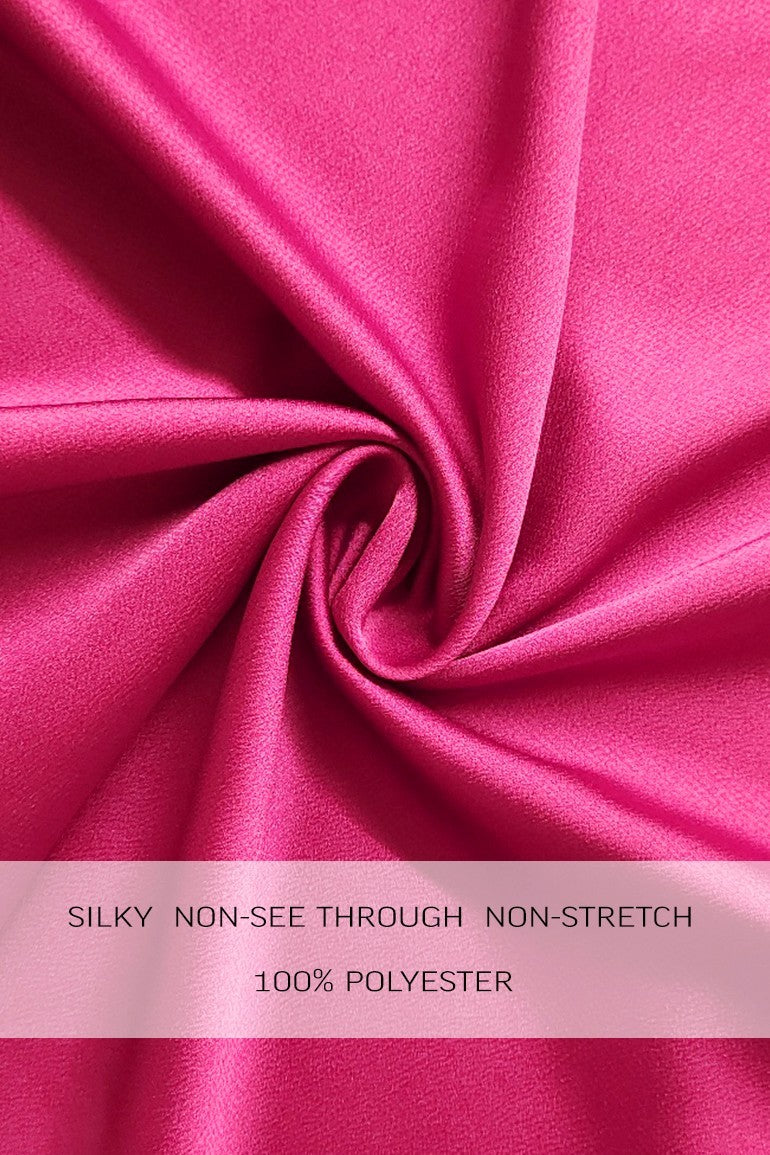 DD4842, RUFFLED SATIN JUMPSUIT