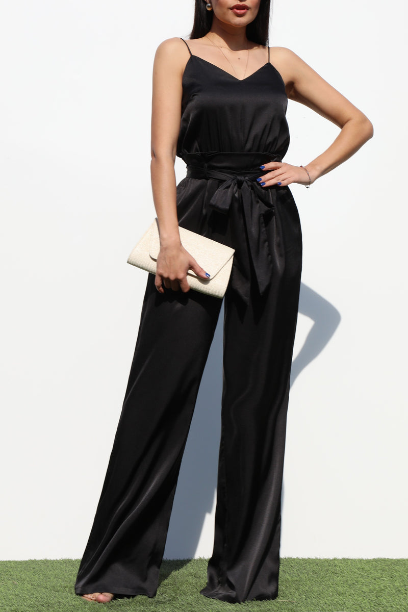 DD4140, CAMI SATIN JUMPSUIT