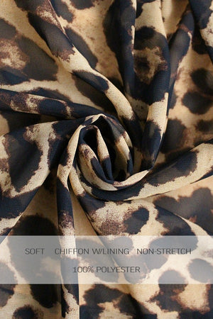 DD8125, LEOPARD OFF SHOULDER ROMPER