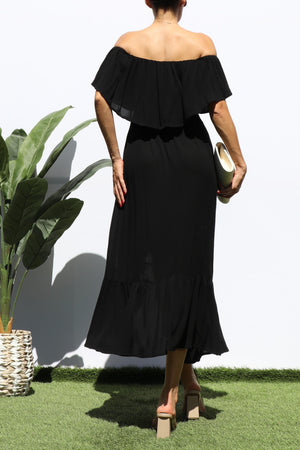 DD4330, HI LOW TUBE WOVEN DRESS