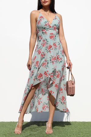 DD4261, CAMI WOVEN LONG DRESS