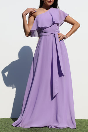 DD4191, ONE SHOULDER WOVEN MAXI DRESS