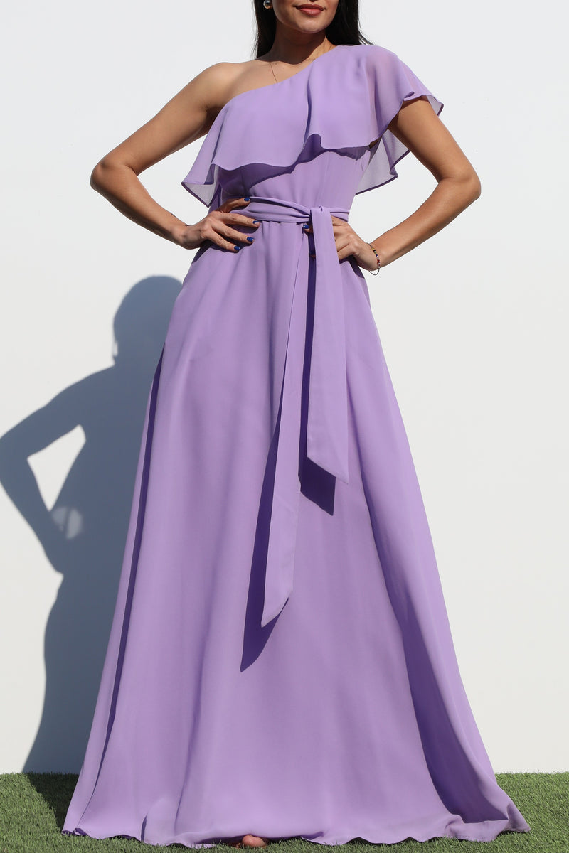 DD4191, ONE SHOULDER WOVEN MAXI DRESS