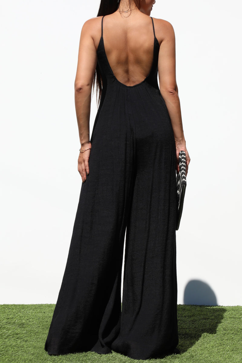 DD6956, LOOSE FIT WOVEN JUMPSUIT