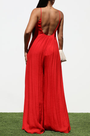 DD6956, LOOSE FIT WOVEN JUMPSUIT