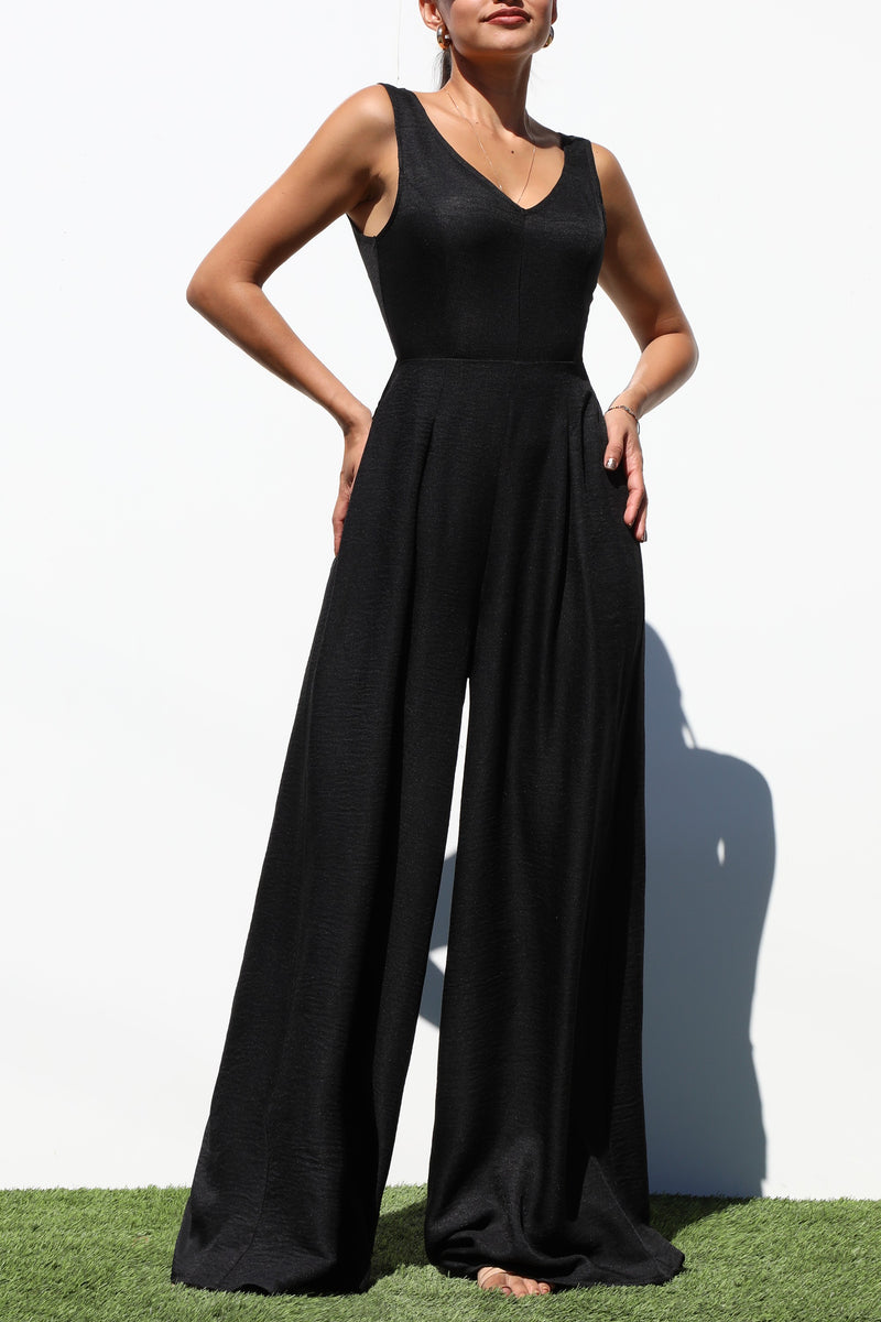 DD6895, LOOSE FIT WOVEN JUMPSUIT