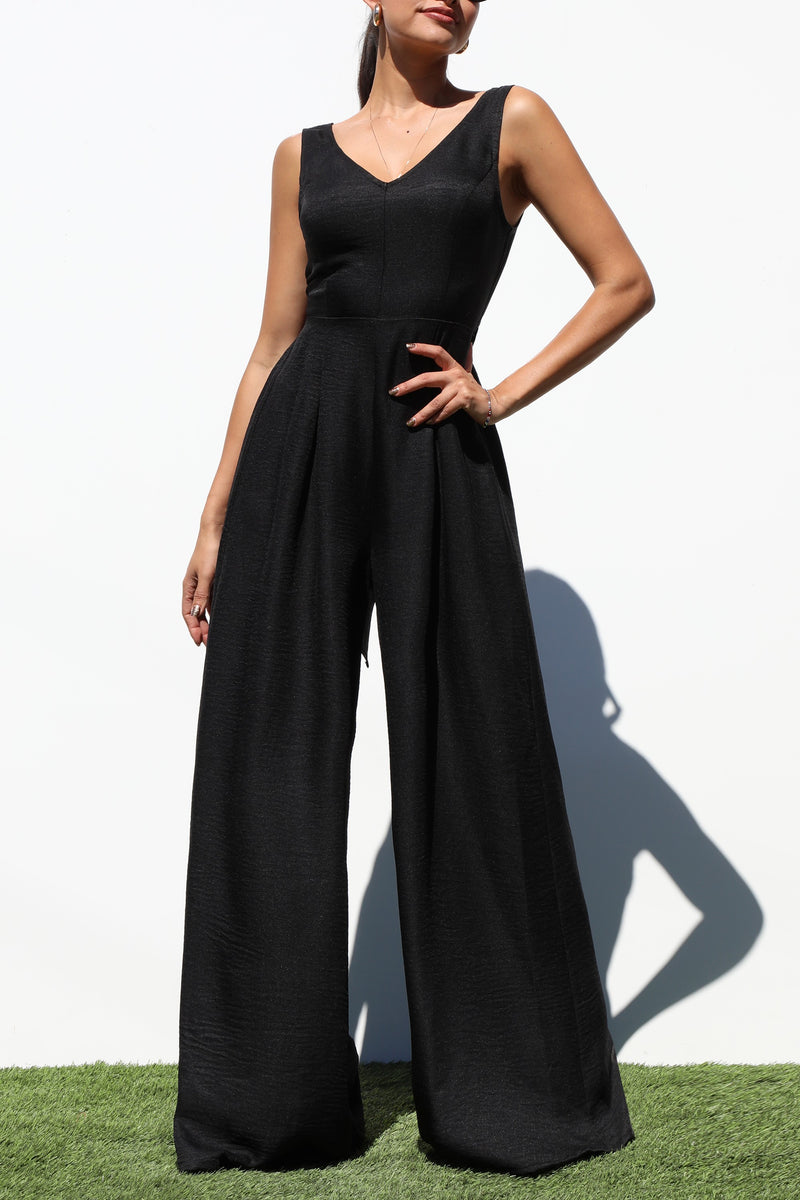 DD6895, LOOSE FIT WOVEN JUMPSUIT