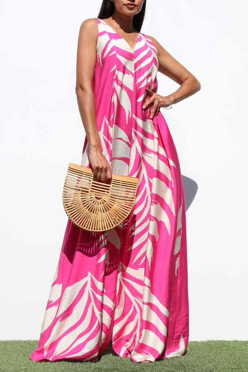 DD7233, LOOSE FIT WOVEN JUMPSUIT