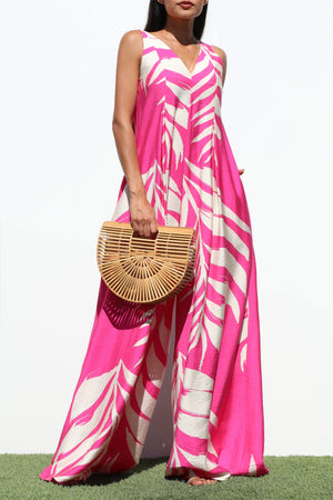 DD7233, LOOSE FIT WOVEN JUMPSUIT