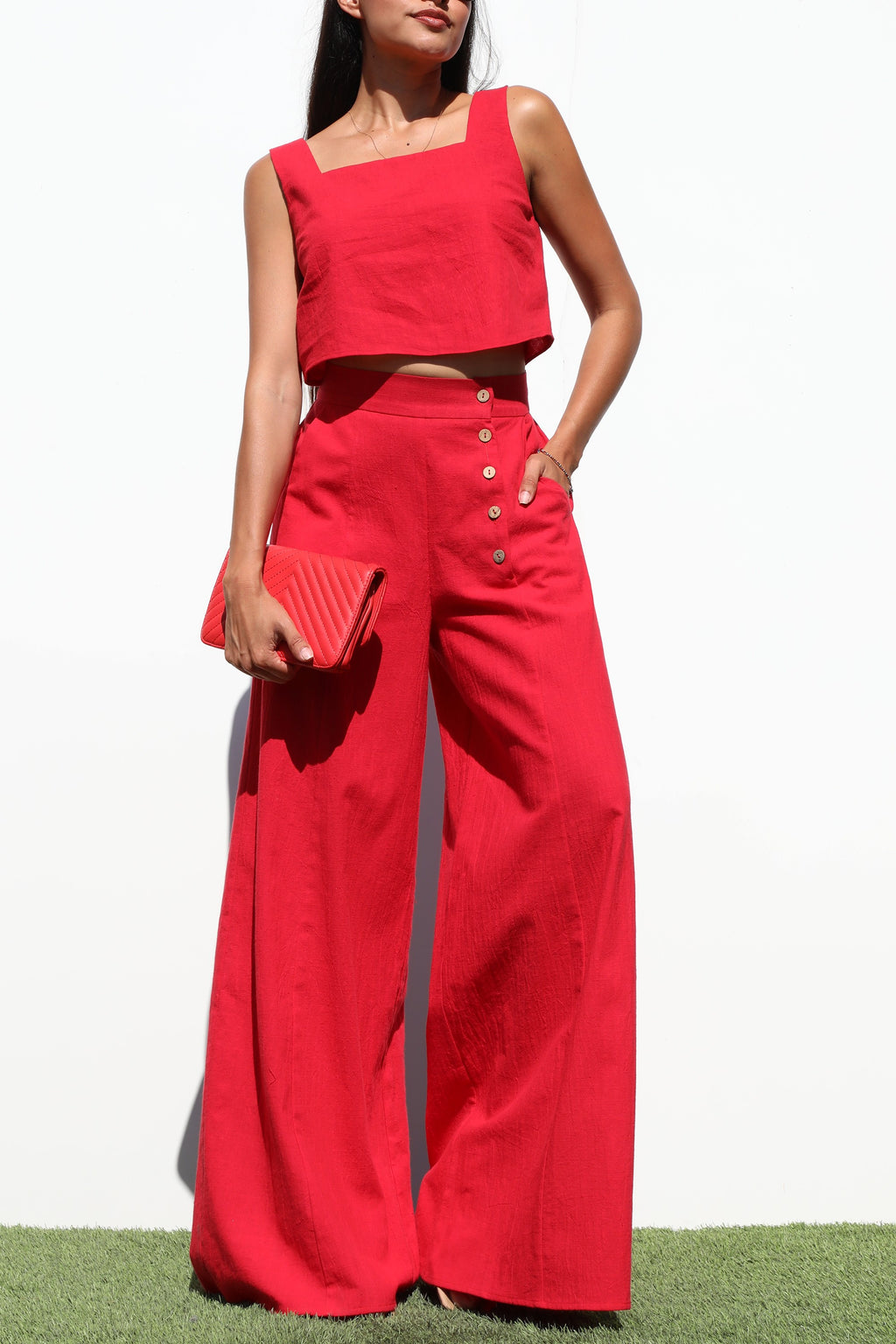 DD7203, LOOSE FIT TOP AND PANTS SET