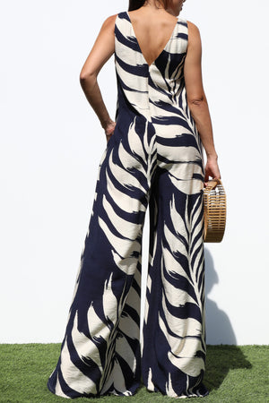 DD7990, LOOSE FIT WOVEN JUMPSUIT