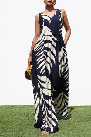 DD7990, LOOSE FIT WOVEN JUMPSUIT