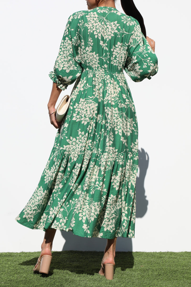 DD7209, LOOSE FIT WOVEN MIDI DRESSES