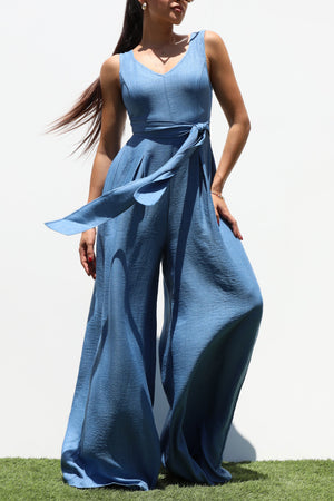 DD6895, LOOSE FIT WOVEN JUMPSUIT