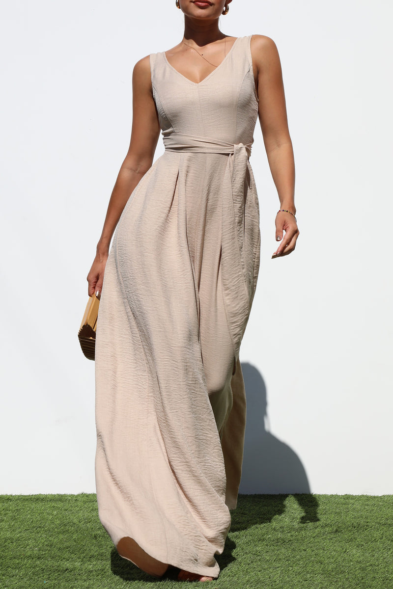 DD6895, LOOSE FIT WOVEN JUMPSUIT