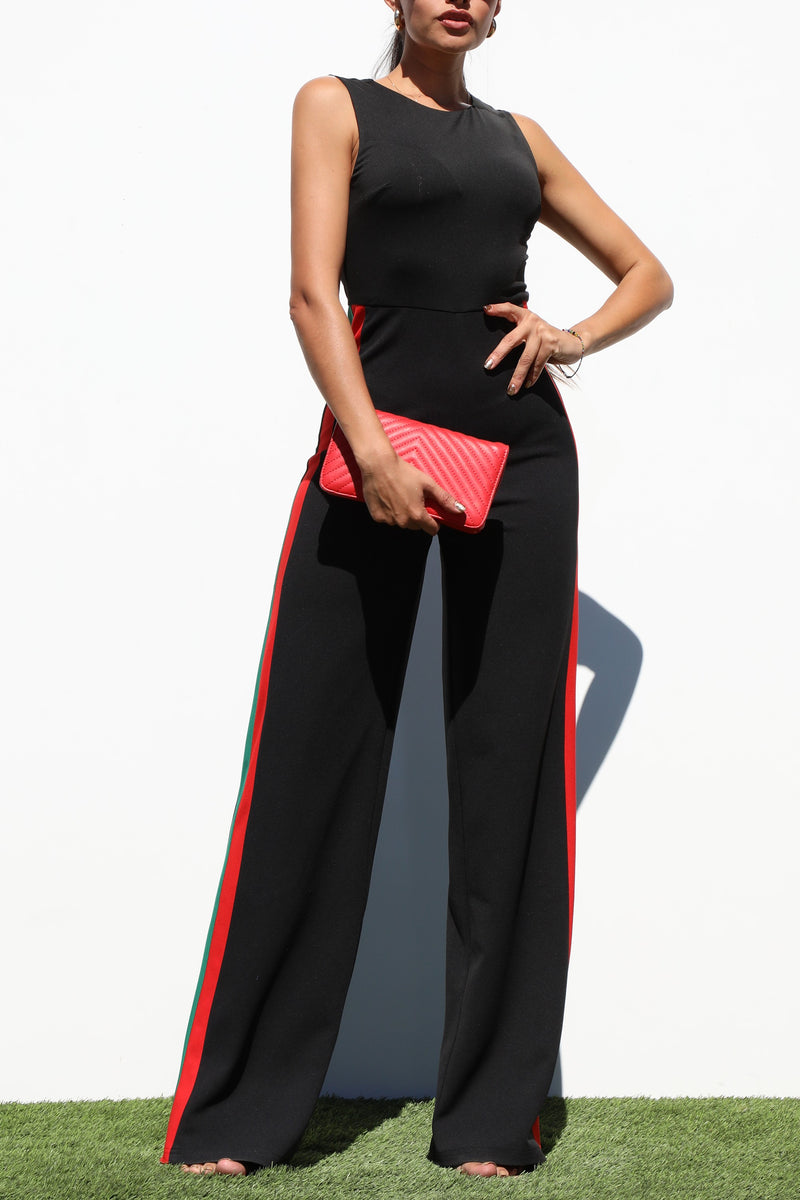 DD7254, ROUND NECK KNIT JUMPSUIT