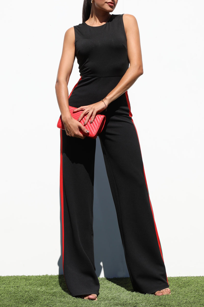 DD7254, ROUND NECK KNIT JUMPSUIT