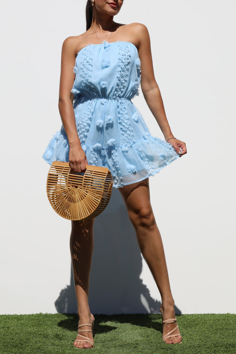 DD7167, TUBE WOVEN ROMPERS