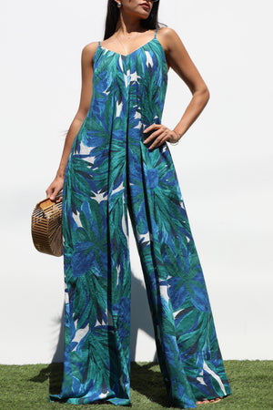 DD7324, LOOSE FIT WOVEN JUMPSUIT