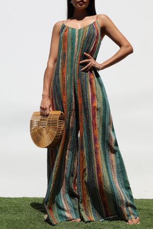 DD7324, LOOSE FIT WOVEN JUMPSUIT