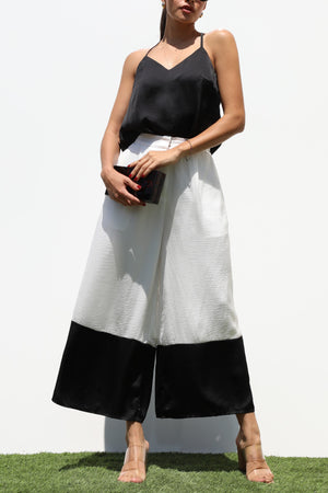 DD7205, LOOSE TOP AND WOVEN PANTS SET