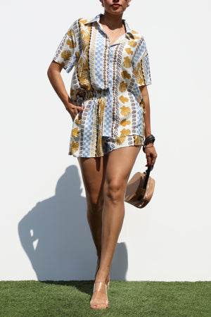 DD7343, LOOSE FIT SHIRT AND PANT SET