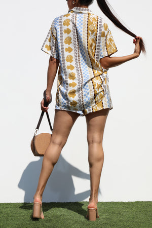 DD7343, LOOSE FIT SHIRT AND PANT SET