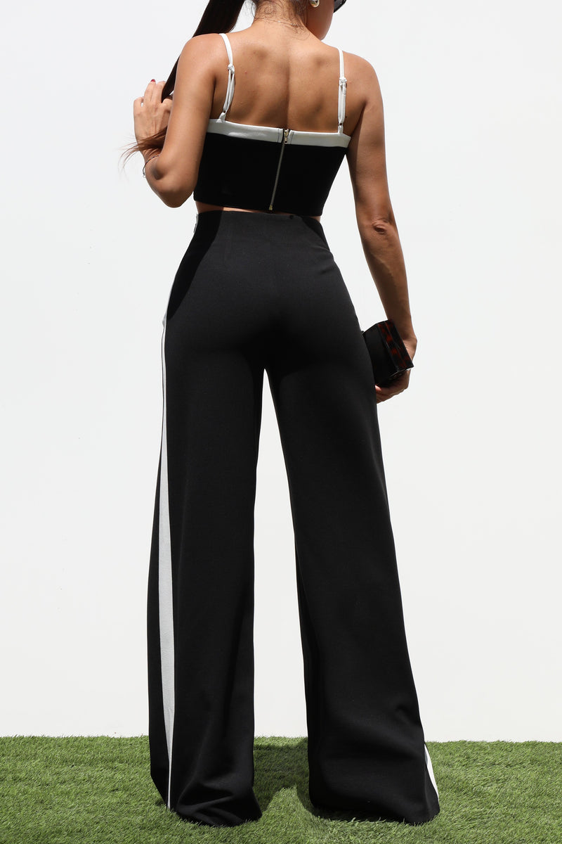 DD7293, SMOCKED WOVEN TOP AND PANTS SET