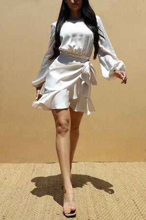 DD7479, WRAP SATIN MINI DRESSES