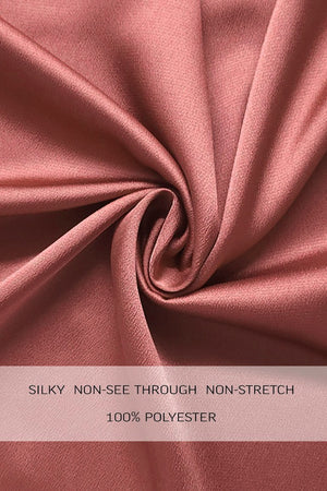 DD7451, SMOCKED TOP SATIN MIDI DRESSES