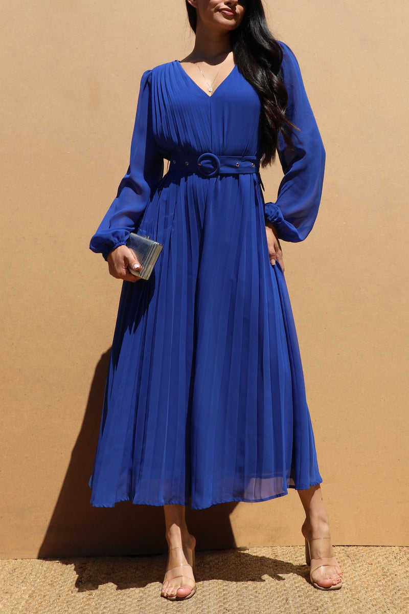 DD6281, PLEATED V NECK WOVEN JUMPSUIT