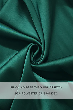 DD7513, V NECK SATIN MINI DRESS