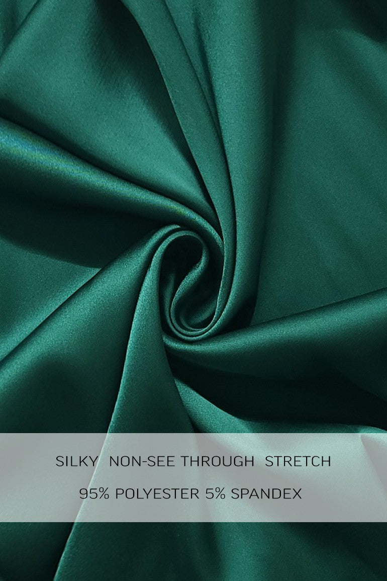 DD7513, V NECK SATIN MINI DRESS