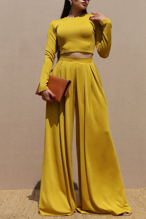 DD7620, RELAXED FIT KNIT TOP AND PANT SET