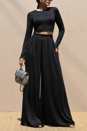 DD7620, RELAXED FIT KNIT TOP AND PANT SET