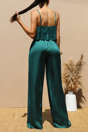 DD6519, SEQUIN JUMPSUIT